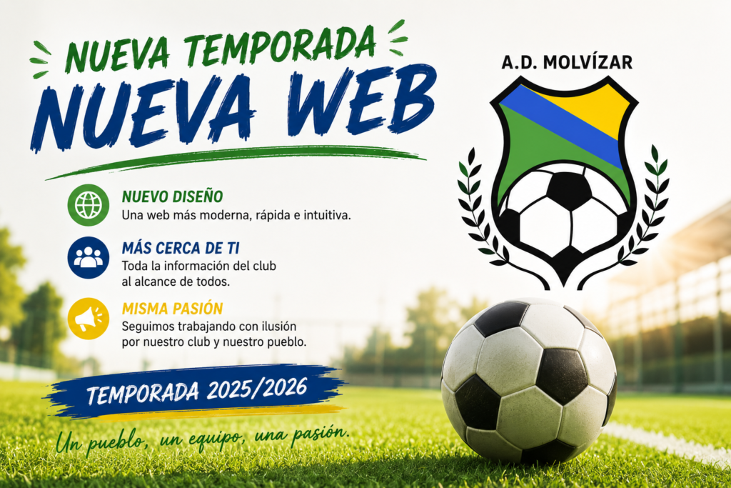 A.D. Molvízar estrena nueva web para comenzar una nueva temporada